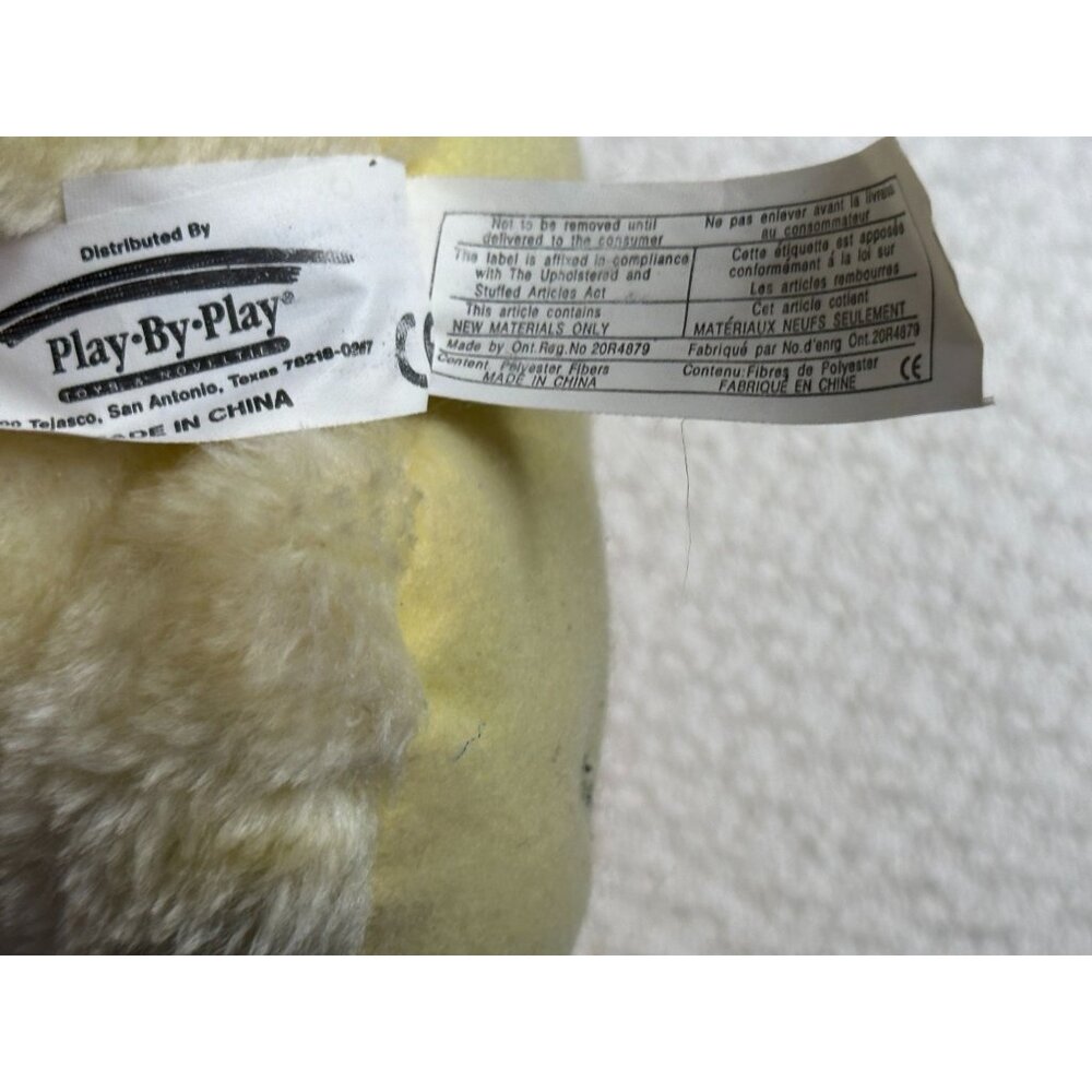 Garfield Odie Plush Toy Stuffed Animal Yellow Brown Play by Play PAWS Vtg 8" - Picture 11 of 11